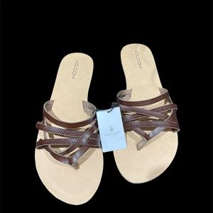 NWT Volcom Flip Flop Sandals